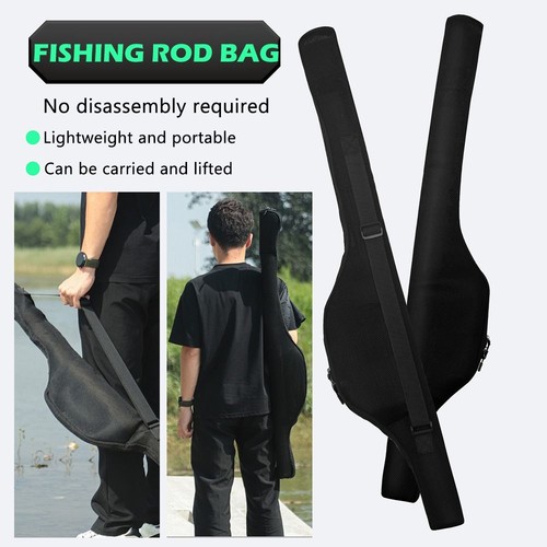 Black fishing pole - fishing, reel