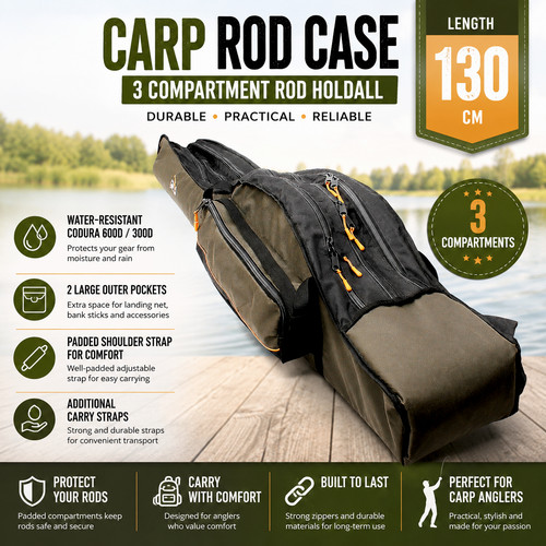 Fishing rod bag 130cm - rod, carp