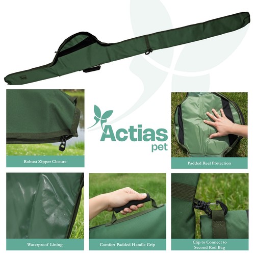 Single 12ft fishing rod padded - fishing,