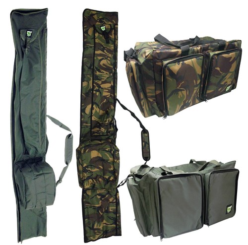 Carp fishing rod bag green - rod,